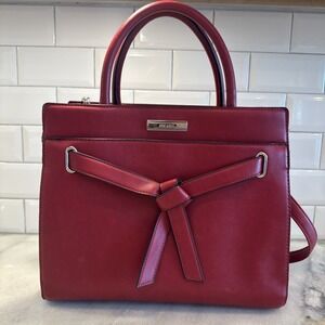 Nine West Red Satchel Purse
